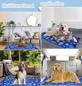 Wasserdichtes Kühl kissen für Hunde bett für den Sommer Leicht zu reinigende Gel-Kühl matte für Hunde und Katzen - Product Image 2