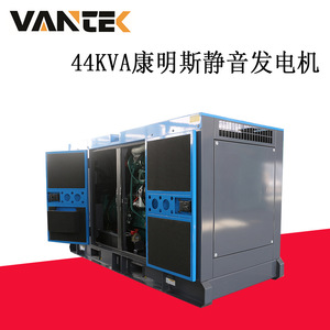 Jiangsu Wantai 44kVA <b>Silent</b> Diesel <b>Generator</b> Set 230/400V 50Hz Soundproof Canopy - Product Image 4