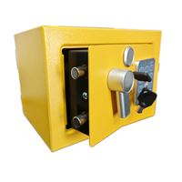 Mini Electronic Digital Locker Box Stahl Kleines Haushalts büro Dokument Verwenden Sie Safes mit Schlüssels chloss Einzahlung Schmuck Safe