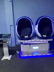 Simulador de Videojuegos de Realidad Virtual 9D con Forma de Huevo, Cine <span class=keywords><strong>VR</strong></span> 9D, Negocio de Realidad Virtual, 2 Asientos, Gran Venta - Product Image 5