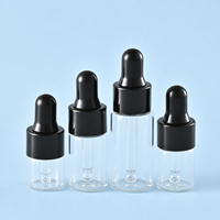 1ml 2ml 3ml 5ml Botol tetes kaca mini berkualitas tinggi baru untuk perawatan kulit, botol minyak esensial yang digunakan dalam kemasan kosmetik
