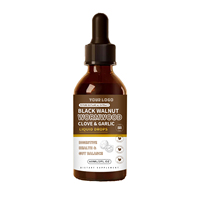 Gouttes liquides à base de plantes avec extrait de noix noires, d'armoise, de clou de girofle et d'ail pour le soutien digestif – Complément alimentaire OEM ODM