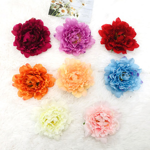 ดอกโบตั๋นประดิษฐ์ขนาดเส้นผ่านศูนย์กลาง 14 ซม. 8 สี สำหรับตกแต่งงานแต่งงานและจัดดอกไม้ - Product Image 1