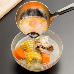 Cuchara Separadora de Grasa para Cocina, Colador de Grasa, Espumadera de <span class=keywords><strong>Acero</strong></span> <span class=keywords><strong>Inoxidable</strong></span>, Cucharón para Sopa - Product Image 3