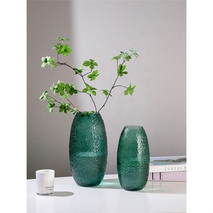 Juego de Jarrones de Vidrio Modernos con Esmalte de Color, Diseño Contemporáneo para Decoración de Sala de Estar, Regalo de Inauguración de Casa, Estilo Único - Product Image 4