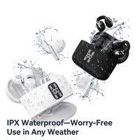 Q16 2-in-1 TWS 무선 이어버드 V 5.3 헤드폰 노이즈 캔슬링 게이밍 헤드셋 타입-C 고속 충전 IPX 방수 이어버드