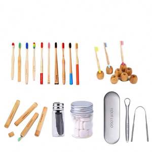 100% Organic Bamboo Toothbrush for Hotels Eco-Friendly Custom Packaging Plastic Handheld <b>Brush</b> <b>Natural</b> Charcoal <b>Bristles</b> OEM - Product Image 2