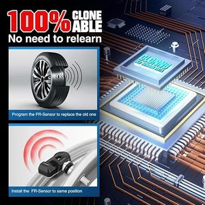 USA EU kho khởi động LTR-V lập trình giám sát áp suất lốp hệ thống RF tần số kép (315MHz + 433Mhz) <span class=keywords><strong>TPMS</strong></span> cảm biến - Product Image 2