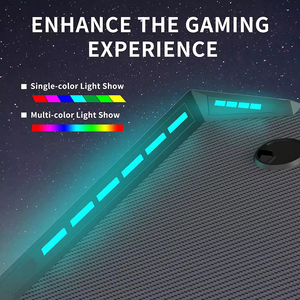שולחן גיימינג בהתאמה אישית במבצע חם, שולחן גיימינג עם תאורת RGB, שולחן מחשב עם מחזיק כוסות, שולחנות גיימינג - Product Image 2
