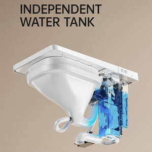 Inodoro Eléctrico de Cerámica de Último Modelo para <span class=keywords><strong>Baño</strong></span>, Montado en el Suelo, con Descarga Automática, Control Remoto y Calefacción, con Sifón en P - ¡Gran Oferta! - Product Image 6