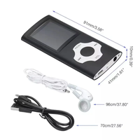 Harga grosir layar TFT 1.8 inci pemutar Mp3 Mp4 dengan perekam dukungan Earphone Radio FM pemutar Mp4