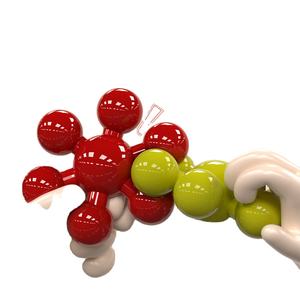 220 pièces nouveaux blocs de construction de fleurs de prunier bricolage pour jardins d'enfants jouets granulaires éducatifs et éducatifs pour les enfants âgés de 3 à 6 ans - Product Image 1