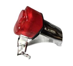 Luz Trasera para Motocicleta, Soporte de Luz Trasera Electrochapado, Compatible con Piezas de Honda CT50, CT70, ST50 y ST70 - Product Image 1