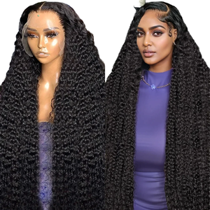 Elija una peluca frontal de encaje 13x4 HD al por mayor, hecha con cabello humano real para una integración natural, fácil peinado y comodidad diaria. - Product Image 1