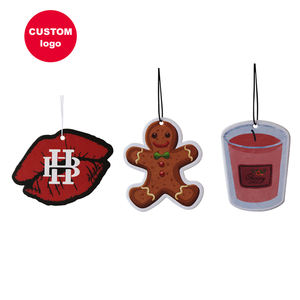 무향 섹시 여배우 스포츠 음료 디자인 모양 자동차 방향제 맞춤형 아트워크 종이 방향제 - Product Image 5