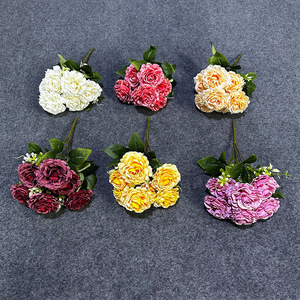 Flores de Loto Artificiales, Flor de Seda con Tacto Natural Realista, Decoración para Bodas, Hogar, Sala de Estar, Mesa de Centro - Product Image 2