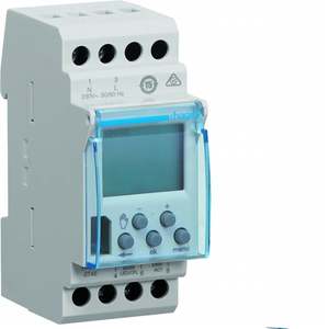EGN103 Customizable with Customizable with Hagers Weekly <b>time</b> <b>switch</b> 1 contact 16A 2M - Product Image 1