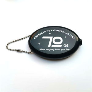 Hot Bán Trọng Lượng Nhẹ Bền Mềm <span class=keywords><strong>PVC</strong></span> Túi Đồng Xu Với Mở Đóng Cửa Biểu Tượng Tùy Chỉnh Keychain Cho Du Lịch Và Dễ Dàng Lưu Trữ - Product Image 2