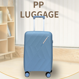 2025 mode 3 pièces pp ensembles de bagages pp voyage bagages sacs bonne qualité valise pp bagages chariot étui fabricant - Product Image 3