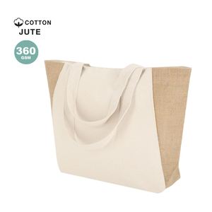 Bolsa de Mano de Algodón y Yute Lavable, con Cierre de Cremallera y Asa de Cordón, para Viajes y Uso Diario, Nueva Llegada - Product Image 1