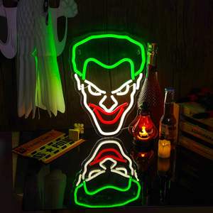 Enseigne néon LED Joker, lumière néon anime pour décoration de chambre, alimentation USB, intensité réglable, art mural - Product Image 6
