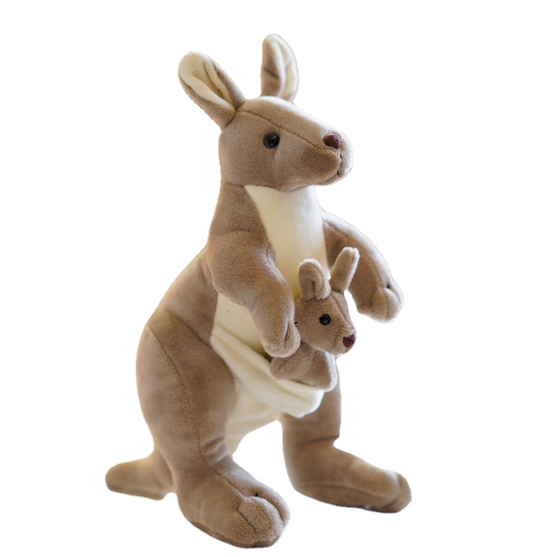 子供の贈り物のためのかわいいムンと赤ちゃんのカンガルー