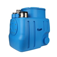 Système de relevage des eaux usées, stations de relevage des eaux usées, pompe à eaux usées submersible entièrement en acier inoxydable, raccord à bride