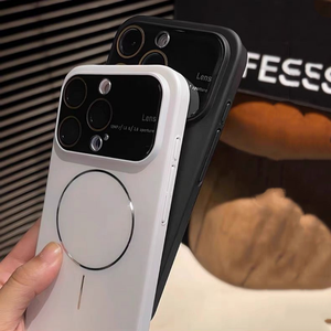 Custodia Protettiva di Lusso per <span class=keywords><strong>Fotocamera</strong></span> per <span class=keywords><strong>iPhone</strong></span> 17 16 14 15 13 12 <span class=keywords><strong>11</strong></span> <span class=keywords><strong>Pro</strong></span> Max, <span class=keywords><strong>Cover</strong></span> Magnetica Antiurto in PC Rigido - Product Image 3