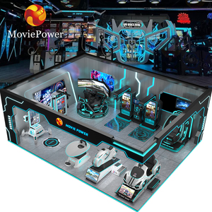 Küçük yatırım yüksek ROI sanal gerçeklik eğlence parkı kapalı oyun alanı VR Arcade tema parkı için Video oyunu 9D VR makinesi - Product Image 3