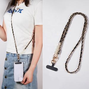 Cordón para Teléfono con Correa Metálica y Cadena de Perlas, Estilo Fragancia, Envío Rápido, <span class=keywords><strong>Precio</strong></span> de Fábrica, En Stock - Product Image 1