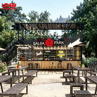 Conteneur de café commercial Urdream avec comptoir de bar et fenêtre de service