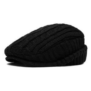 Nouveau Béret en Coton Tricoté Hiver 2024 pour Femme, Doublure Polaire, Protège-Oreilles Chauds, Chapeau Ivy pour Homme et Femme - Product Image 6