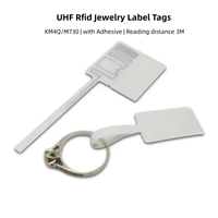 Etiqueta RFID UHF sin pegamento para joyería, pasiva, imprimible por transferencia térmica, para anillos y relojes, gestión de inventario