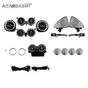 Para Mercedes Bens Clase E W213, turbina delantera trasera de coche, ventilación de aire 4D, altavoz de agudos giratorio, luz ambiental, Kit de luz de ambiente - Product Image 1