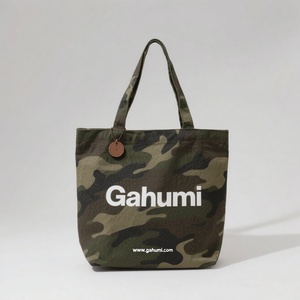 Gahumi Hot Selling Eco-Friendly Cotton Canvas Tote <b>Bag</b> Custom Printed Fashionable Rope Handle Medium/Large Size Zipper Closure - Product Image 3