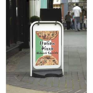 ขาตั้งป้ายน้ำแบบแกว่งได้ทำจากเหล็กขาตั้งสำหรับติดบนทางเท้า - Product Image 3