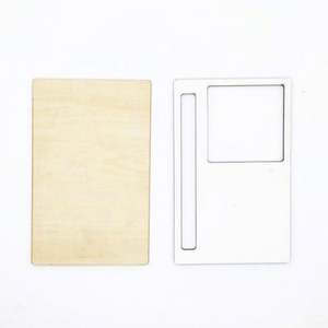 AGH Sublimation Blanks MDF Custom Memo Pad Pen Holder MDF Memo Pads With <b>Sticky</b> <b>Note</b> - Product Image 4