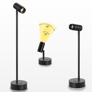 <span class=keywords><strong>Lampe</strong></span> de bureau LED néon portable moderne en acier inoxydable et aluminium, <span class=keywords><strong>lampe</strong></span> de lecture simple à intensité variable, hauteur réglable, <span class=keywords><strong>lampe</strong></span> sur pied, garantie 5 ans - Product Image 3