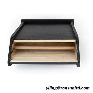 Asılı doğal ahşap yarasa evi açık çift odası kuş evi ahşap yarasa kutusu barınak - Product Image 6