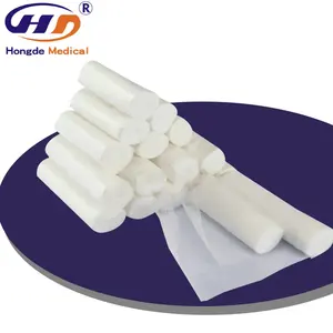 disposable cotton bandage High Absorbent Fixed Gauze Roll Cut Wound Dressing gauze bandage