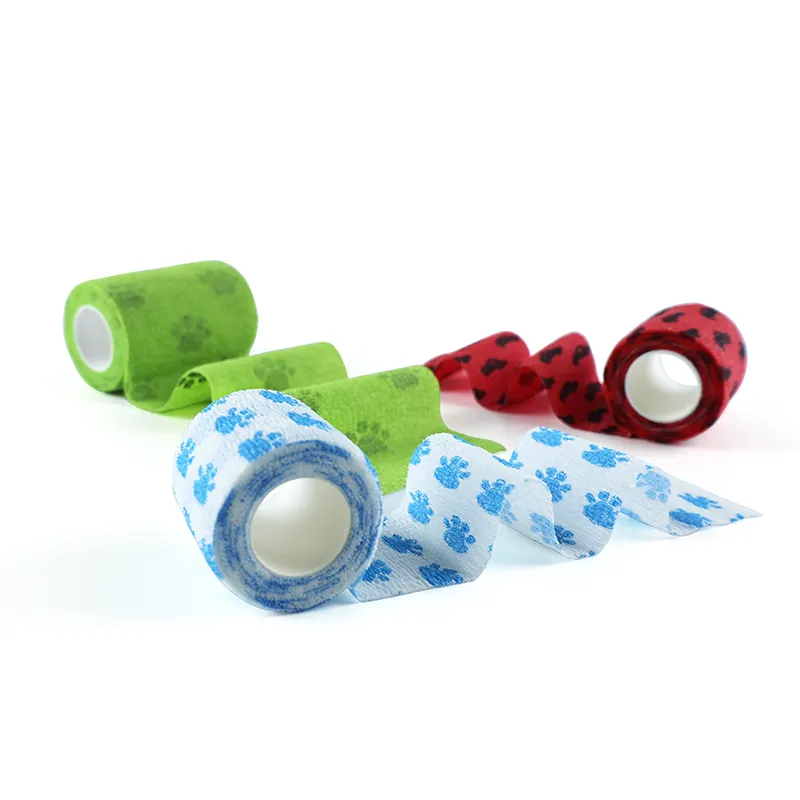 Ademende Waterdichte Elastische Bandage Niet-Geweven Verband Zelfklevende Bandage Wrap Atletische Tape