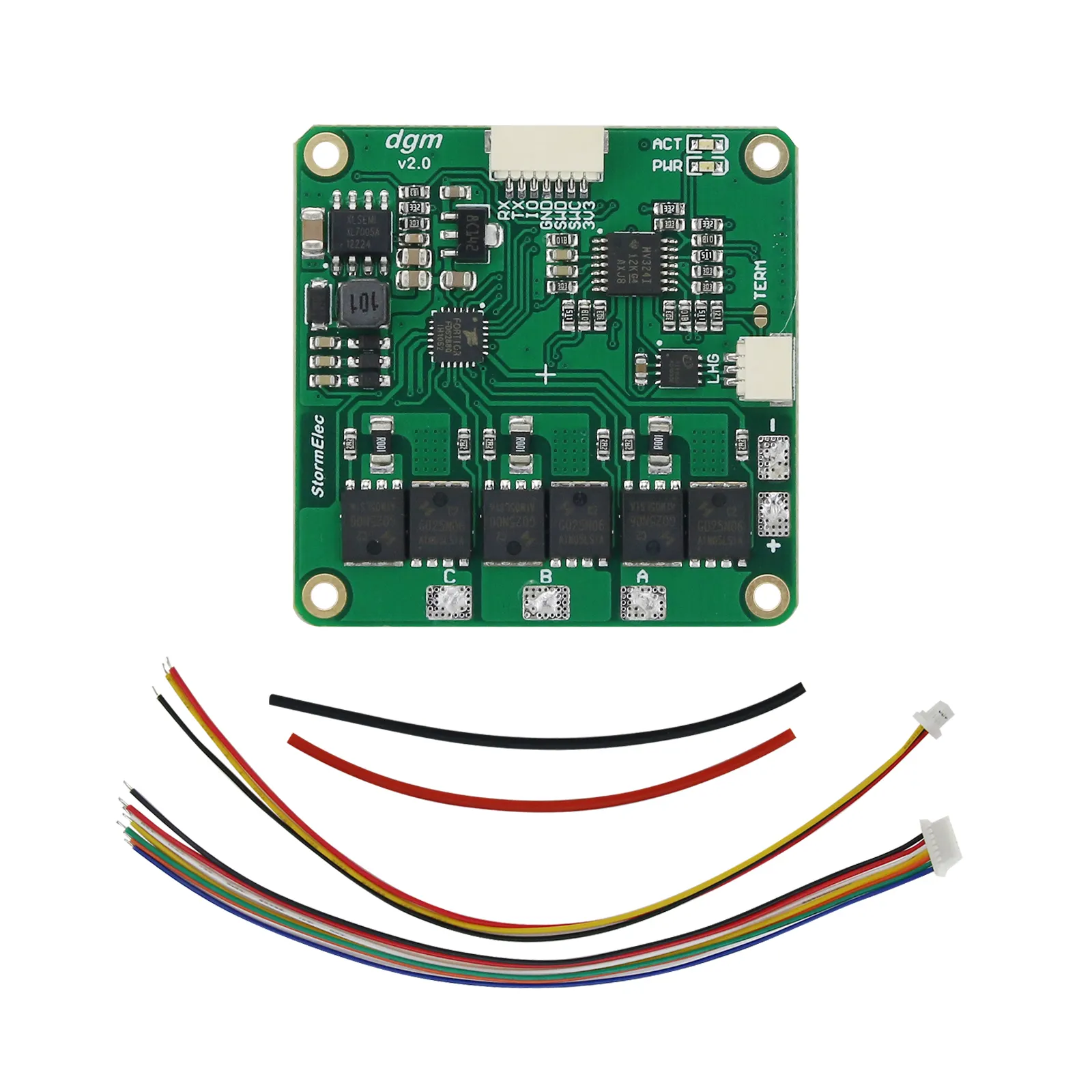 Dgm V1.2 Motor Driver Board Dc Motor Driver Board Met Kabels Voor Odrive Mit Enkele Motor Foc Bldc Servo