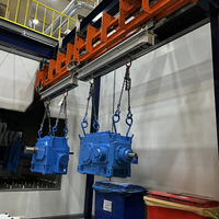 Cabine de peinture de robot électrostatique d'équipement de peinture d'automobile de peintre d'acier de construction automatique