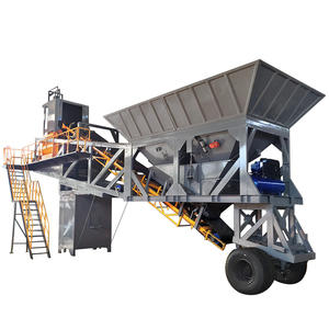 New 3.8m entladung höhe Small 50m 3/h Mobile <span class=keywords><strong>Concrete</strong></span> Batching <span class=keywords><strong>Plant</strong></span> für verkauf - Product Image 1