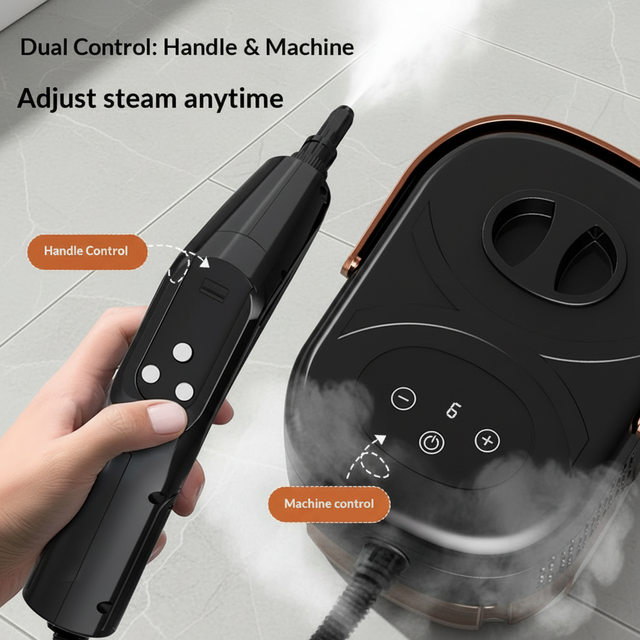 Wholesale 1200w High-Temperature High-Pressure Handheld Steam Cleaner Electric Power Vacuum Cleaner with Water for Home Use
