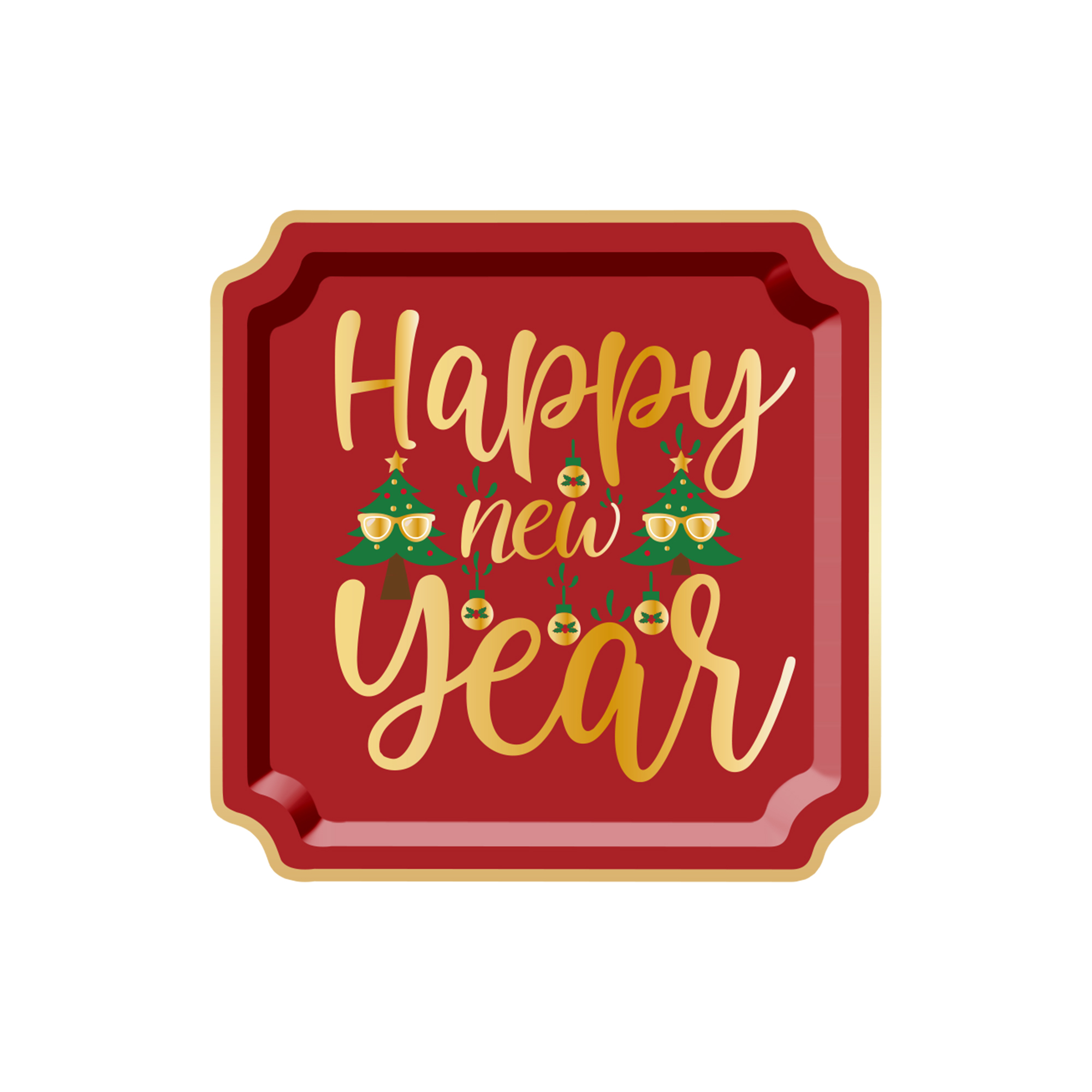 Plato de papel de 10.5 pulgadas * 8 unidades