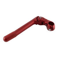 Tija de Bicicleta Ajustable de Aluminio y Acero Inoxidable Mecanizada por CNC con Pernos de Bloqueo Multiángulo para una Conducción Cómoda y una Posición Ergonómica