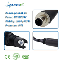 Capteur de pH numérique KACISE KWS-790, plage de 0 à 14 pH, précision de 0,02 pH, compensation de température de 0 à 60, stabilité de 0,01 pH/24h, PT1000