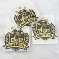 Badges de football 3D personnalisés en TPU, thermocollants, logos de club de football en PVC, patchs imprimés, perles pour vêtements de sport – Vente en gros