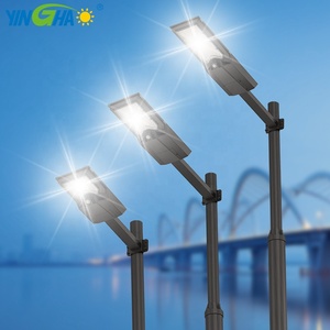 300W 500W 1000W su geçirmez Ip65 uzaktan kumanda Led hareket açık çevre dostu Lifepo4 lityum pil güneş sokak lambası - Product Image 3